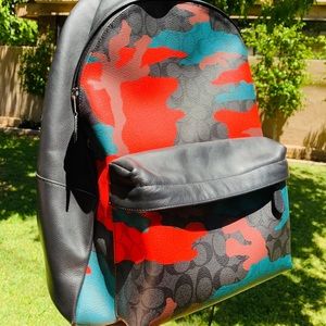 Leather Coach Backpack